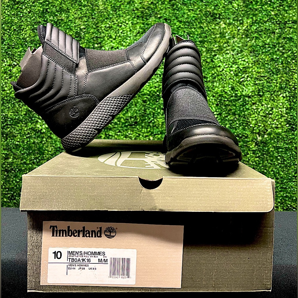 TIMBERLAND CRAFTLETICS PULL ON- Leather/Mesh (Black) BRAND NEW!!!